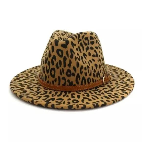 Accessories Animal Print Fedora Hats For Men And Women Poshmark